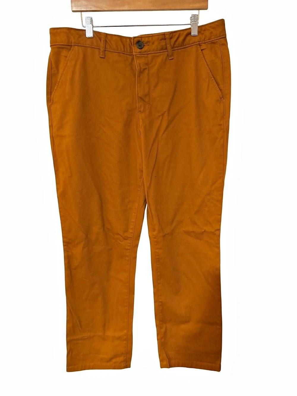 Girlfriend Cotton Pants in Orange Size 16